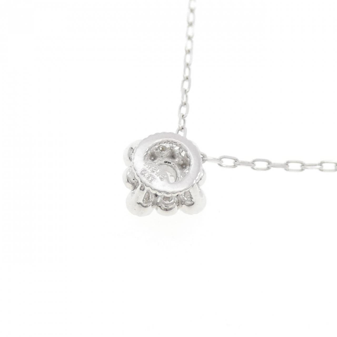 K18WG ダイヤモンド ネックレス 0.11CT