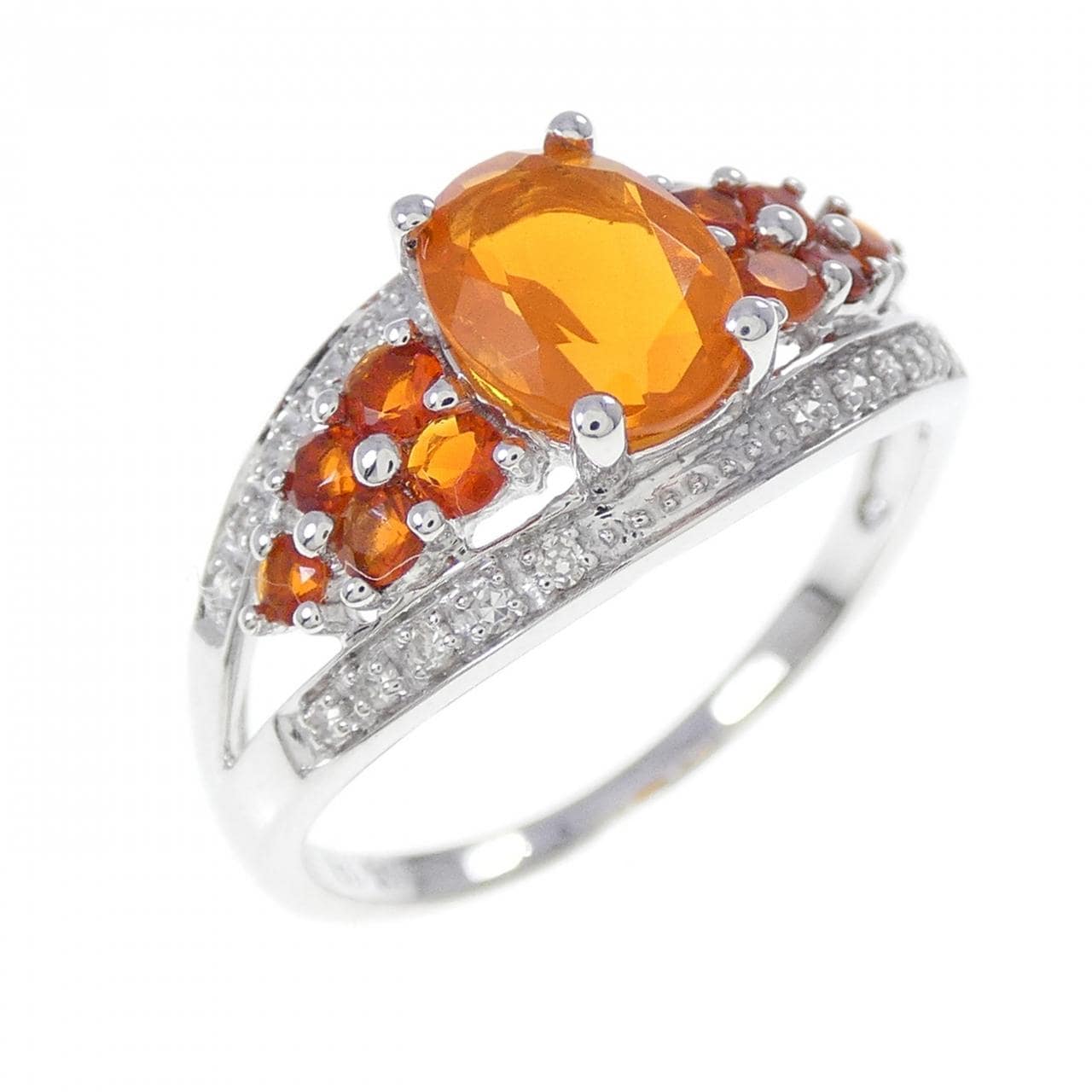 K14WG オパール リング