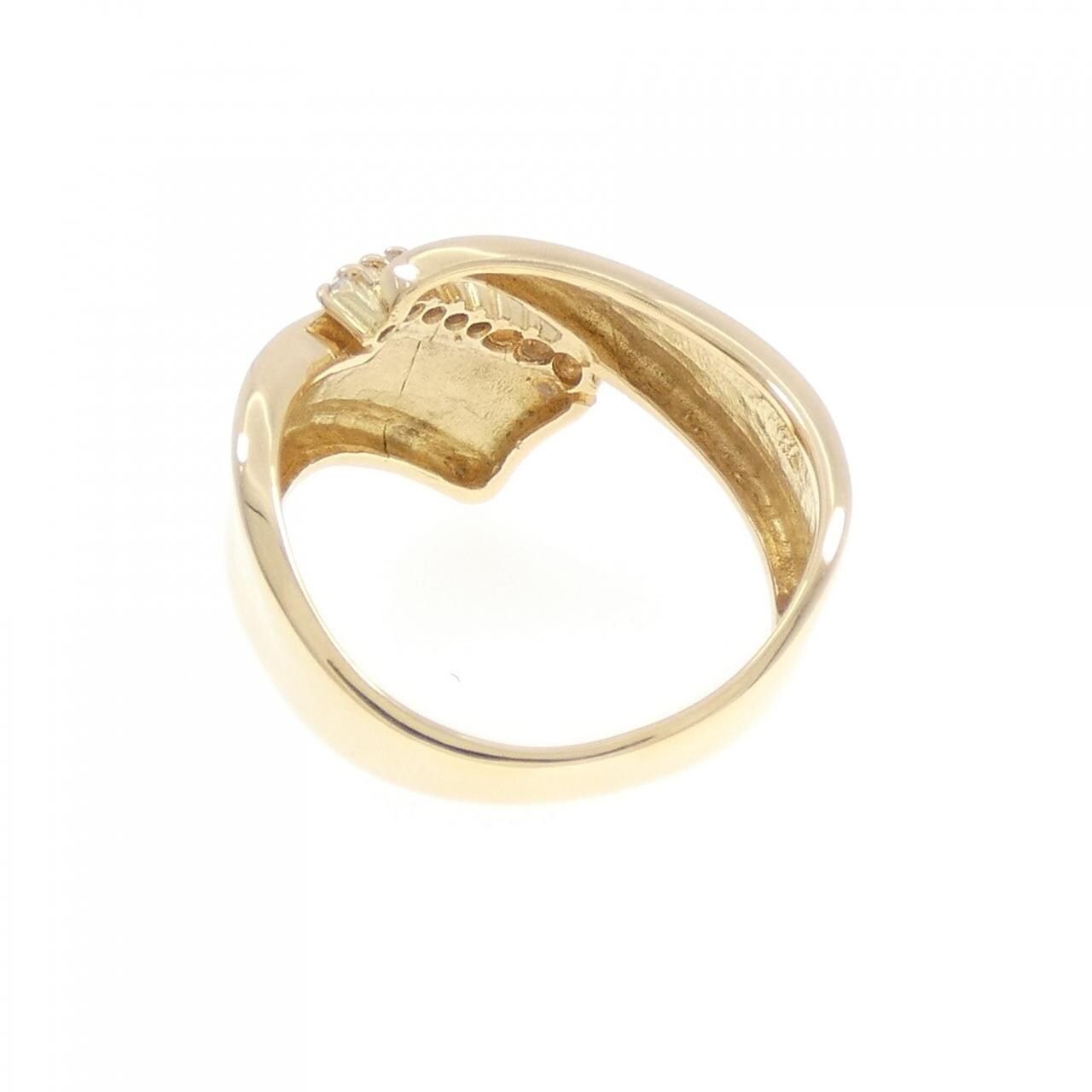 K18YG ダイヤモンド リング 0.1CT