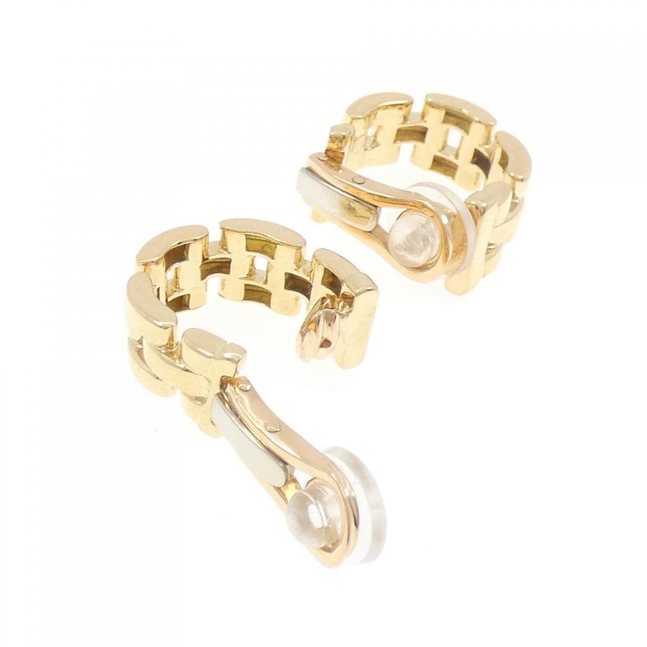 [vintage] Cartier Maillon Panthere Earrings