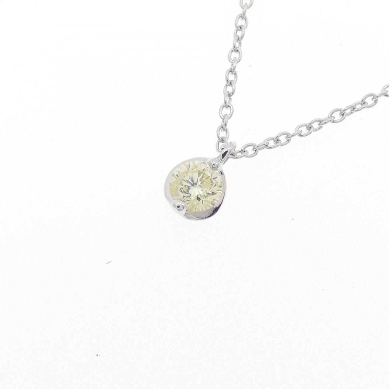 K10WG ダイヤモンド ネックレス 0.13CT