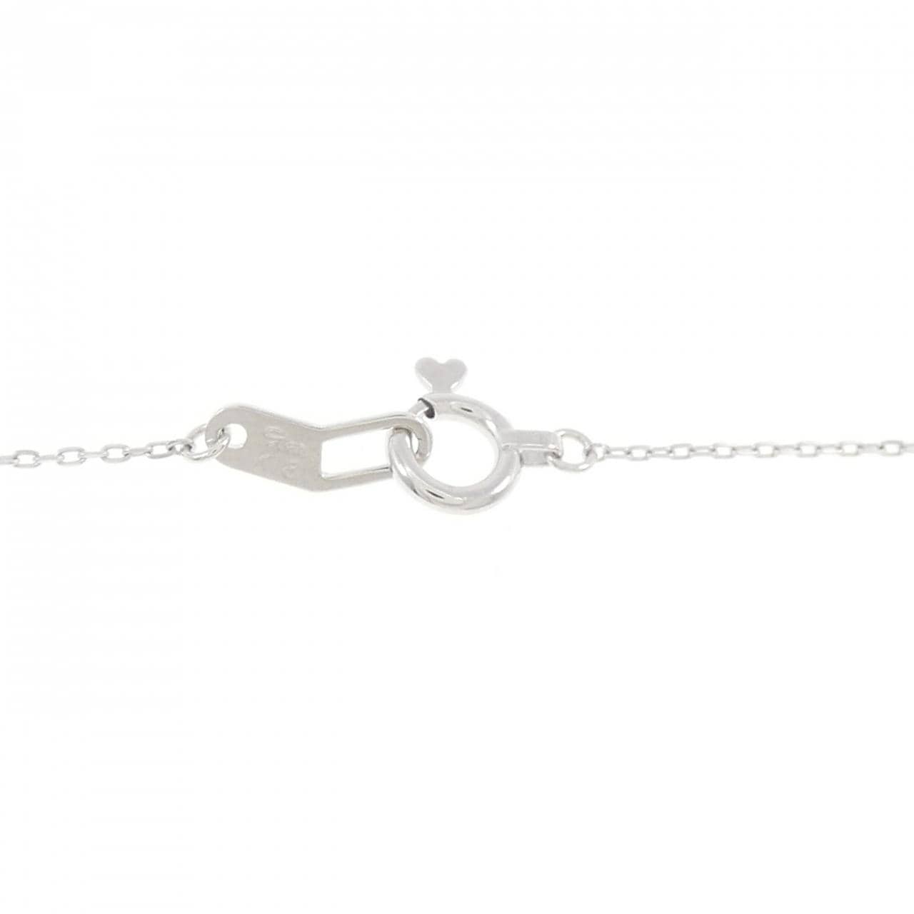 スタージュエリー ムーンセッティング ネックレス 0.06CT