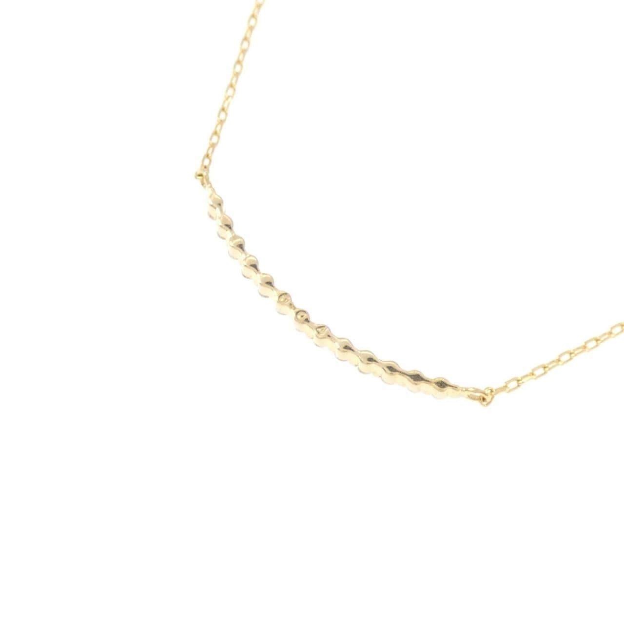 K18YG ダイヤモンド ネックレス 0.04CT