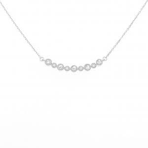 K18WG ダイヤモンド ネックレス 0.43CT