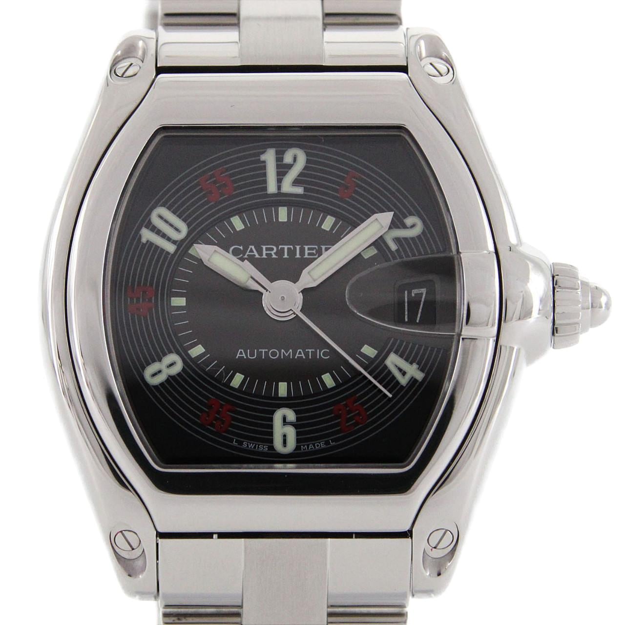 カルティエ ロードスターLM W62002V3 SS 自動巻