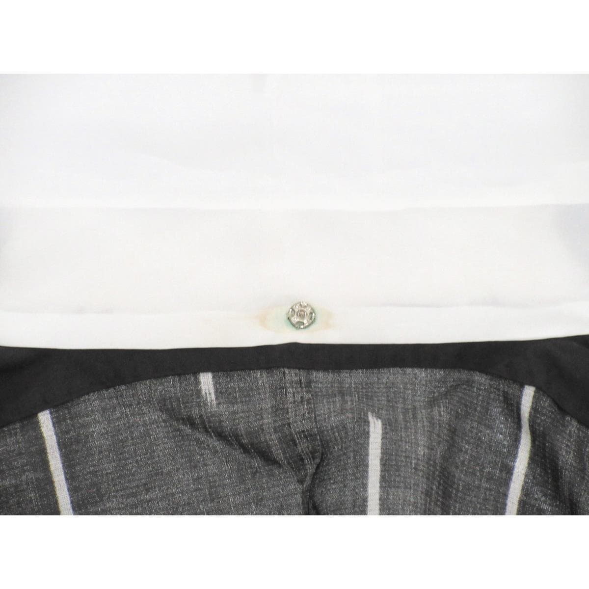 化繊　単衣　小紋　身幅Ｌ寸