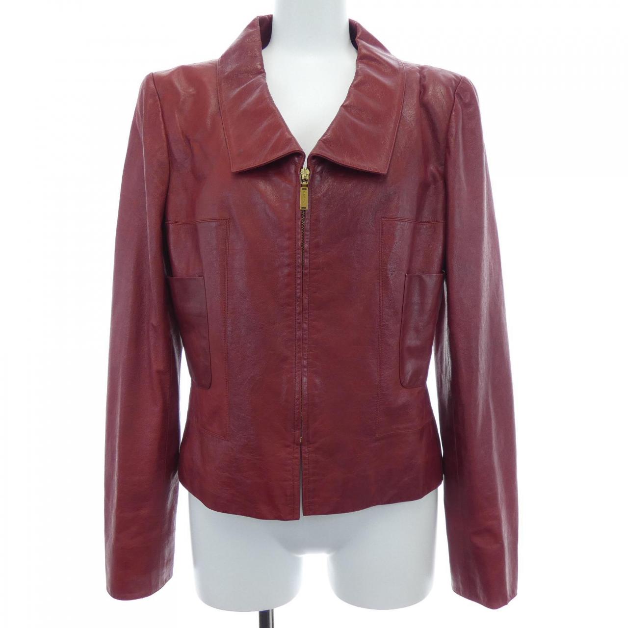 【ヴィンテージ】シャネル CHANEL P17886V00945 01S レザージャケット