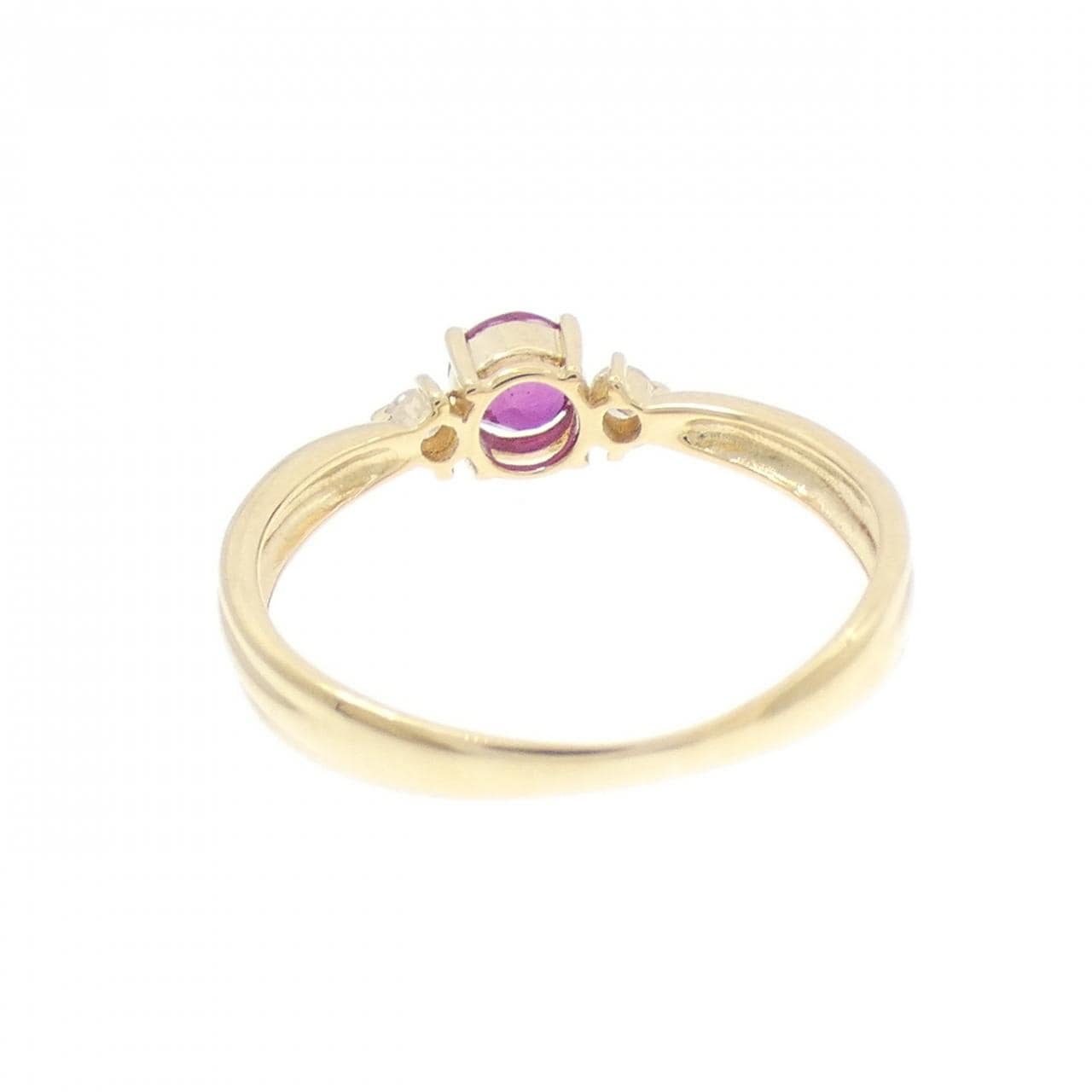 K18YG ルビー リング