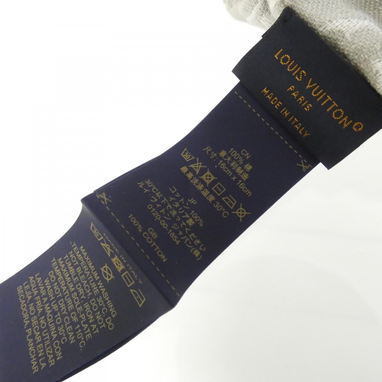 ルイヴィトン シュシュ モノグラム ジャカード デニム M78235 ヘアーアクセサリー