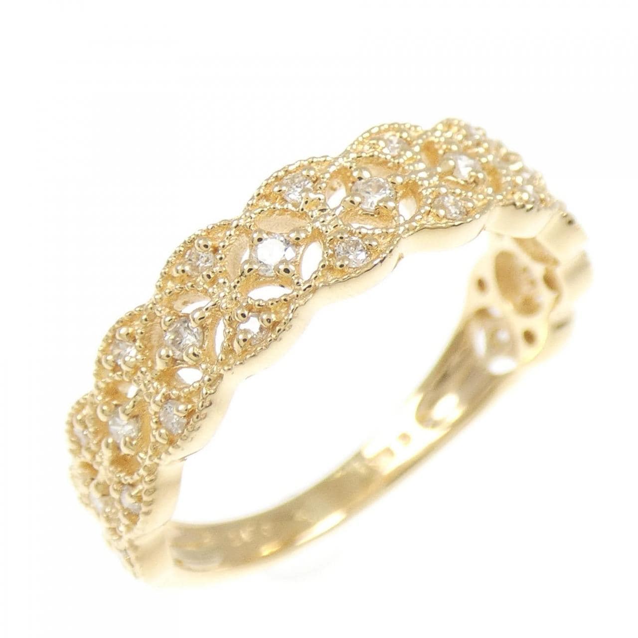 K18PG ダイヤモンド リング 0.17CT