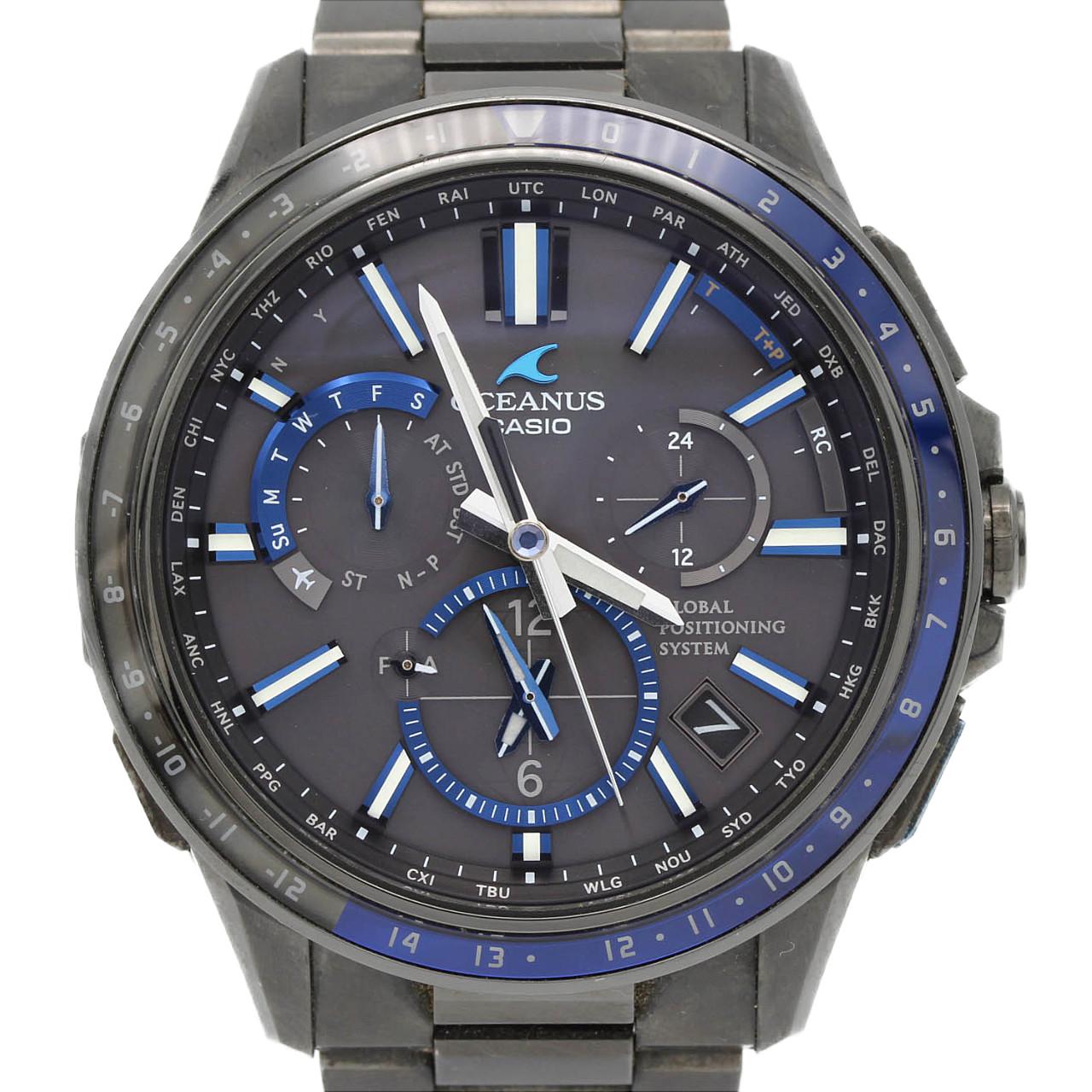 カシオ オシアナスGPS OCW-G1100B-1AJF TI ソーラークォーツ