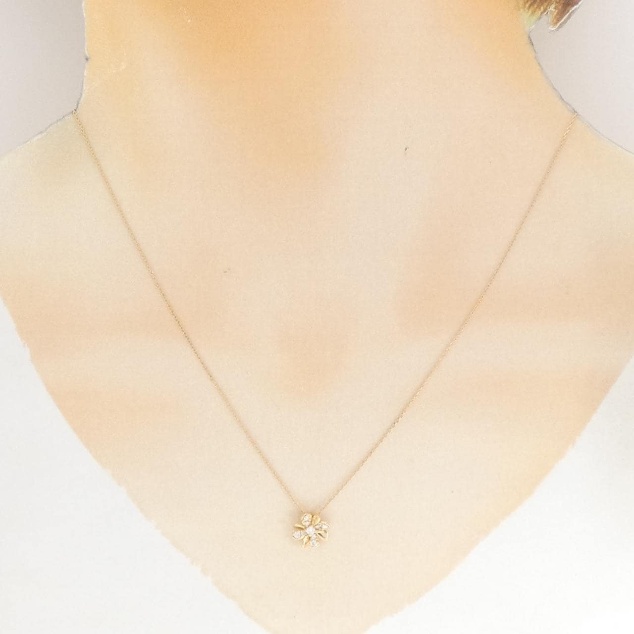 ポンテヴェキオ ダイヤモンド ネックレス 0.12CT