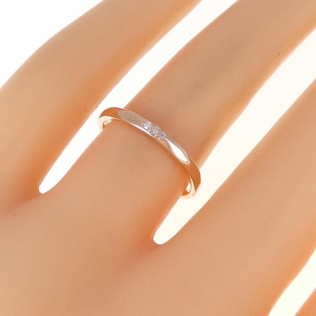 K10PG ダイヤモンド リング 0.02CT