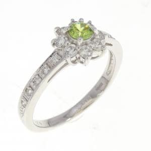 K18WG デマントイドガーネット リング 0.11CT