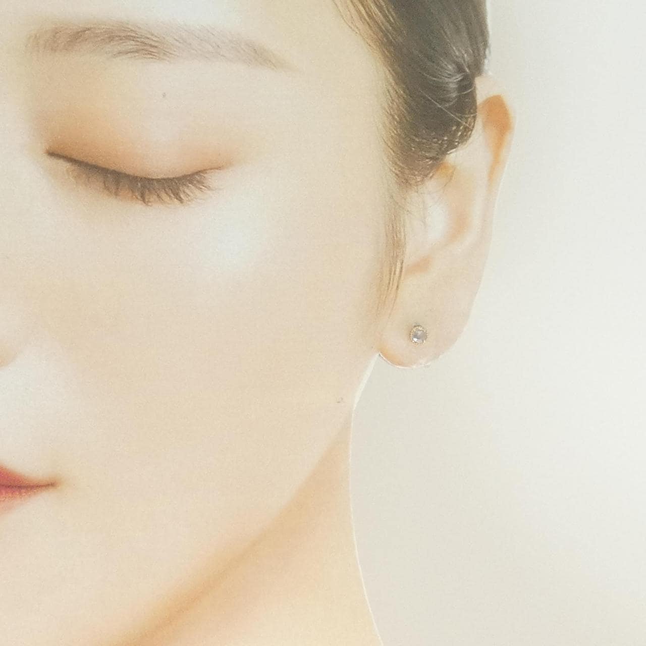 K18PG ダイヤモンド ピアス 0.16CT