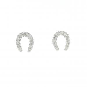 K18WG ダイヤモンド ピアス 0.20CT