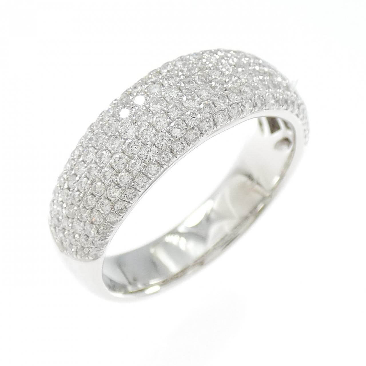 750WG パヴェ ダイヤモンド リング