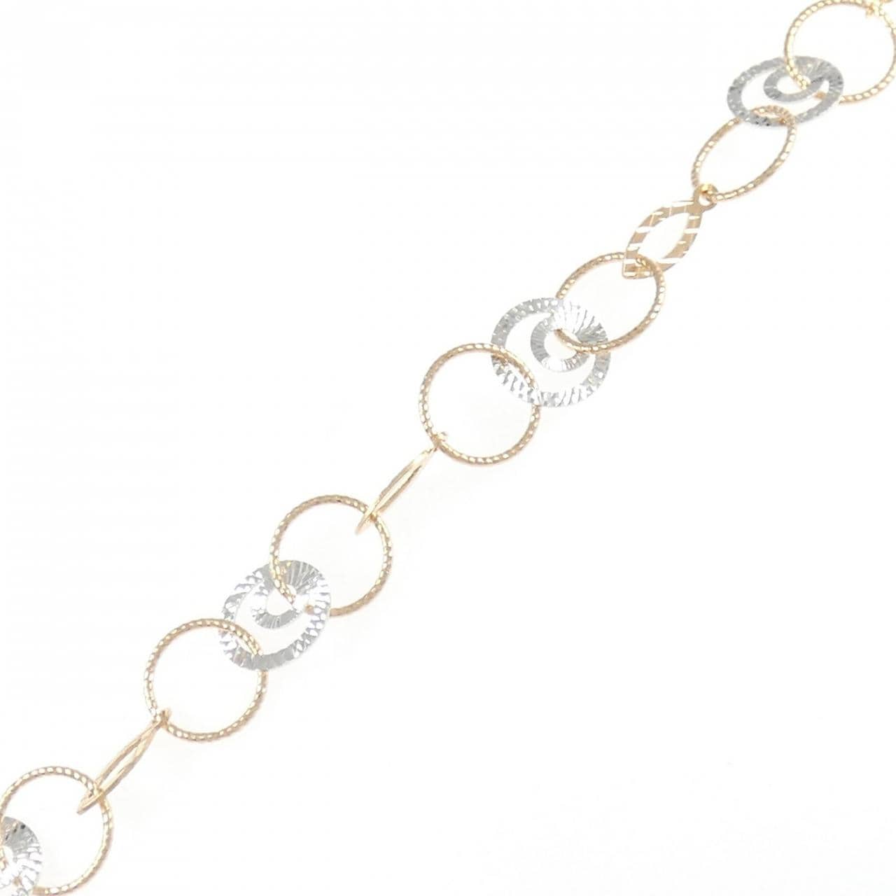 K18スリーカラー ブレスレット