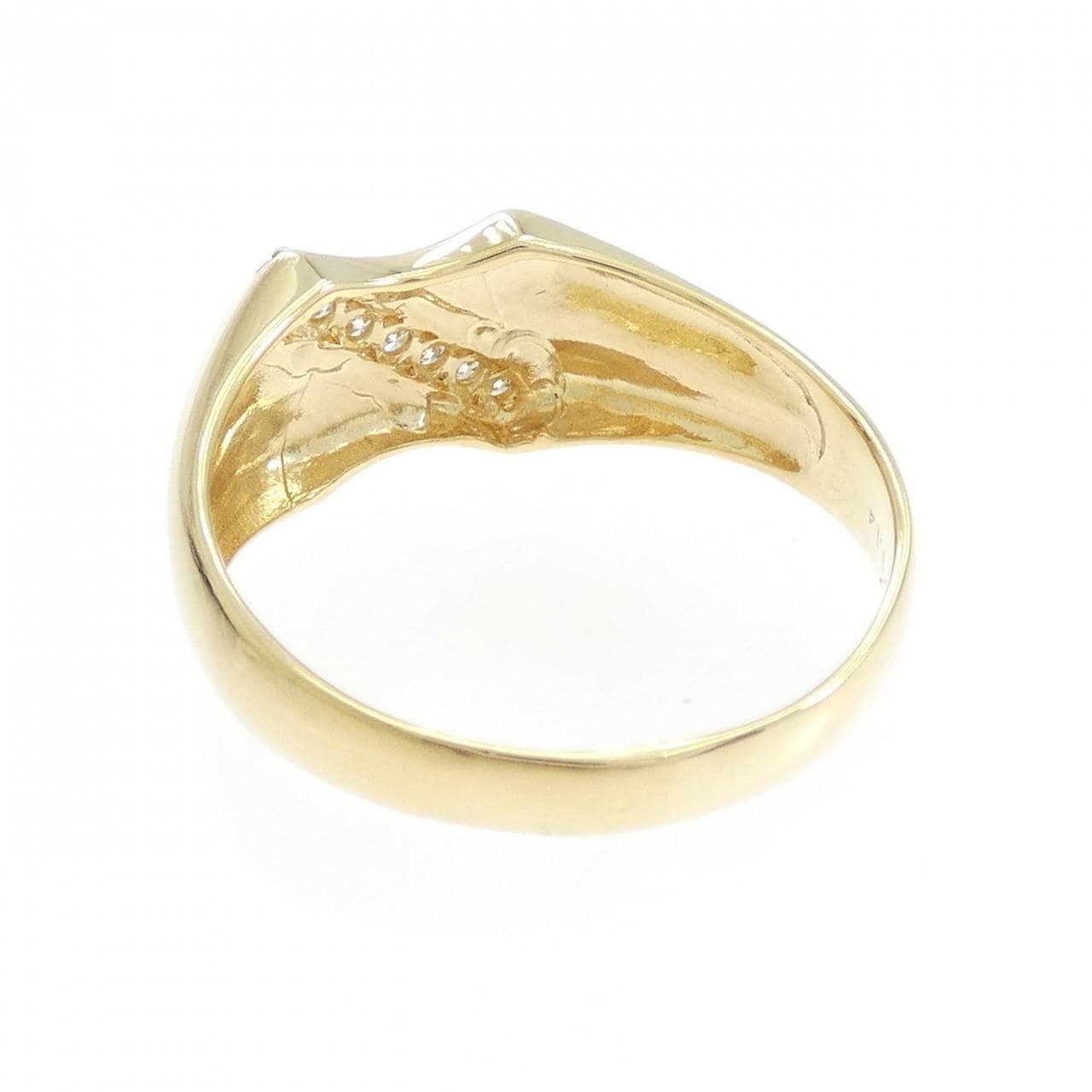 【新品】K18YG ダイヤモンド リング 0.14CT