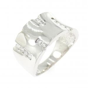 K18WG ダイヤモンド リング 0.24CT