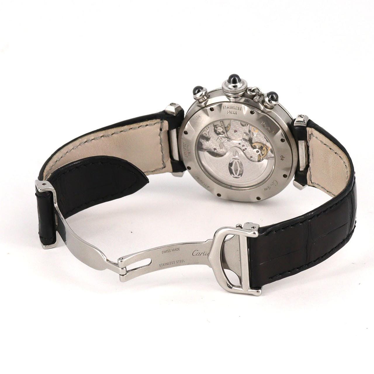 【ノーメンテナンス還元価格】カルティエ パシャクロノ W3107355 SS 自動巻