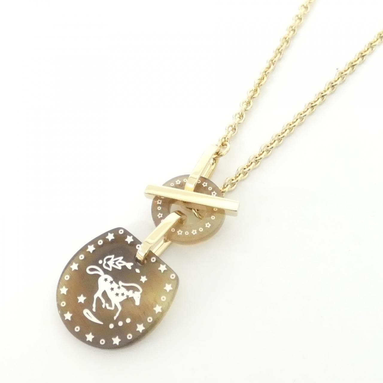 エルメス シュバル ドゥ クール PM 057070FL ネックレス