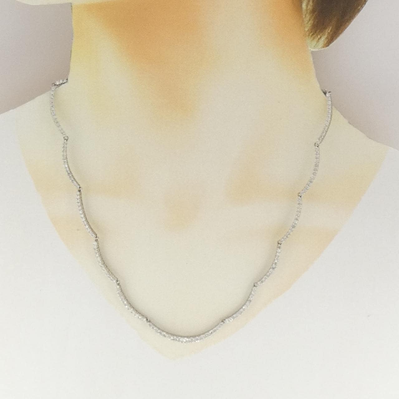 PT850 ダイヤモンド ネックレス 5.00CT