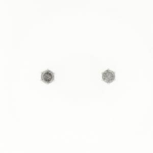PT900 ソリティア ダイヤモンド ピアス 0.30CT