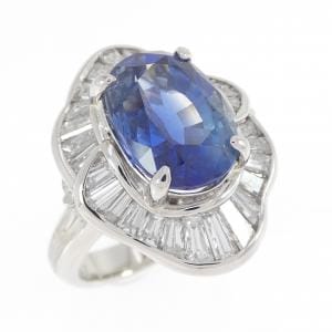 PT900 サファイヤ リング 6.82CT スリランカ産