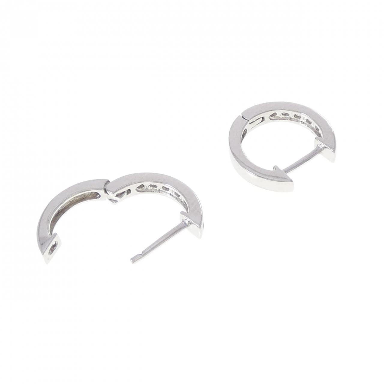 PT900 ダイヤモンド ピアス 0.18CT