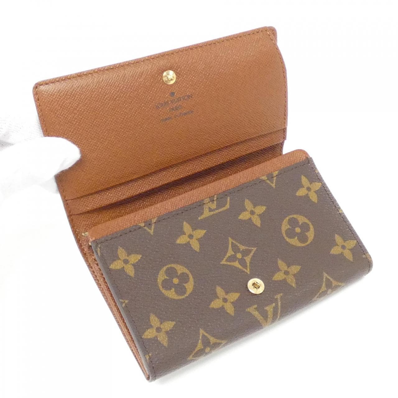 LOUIS VUITTON Monogram Porte Monet Bier Tresor M61730 錢包