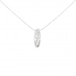 K18WG ダイヤモンド ネックレス 0.30CT