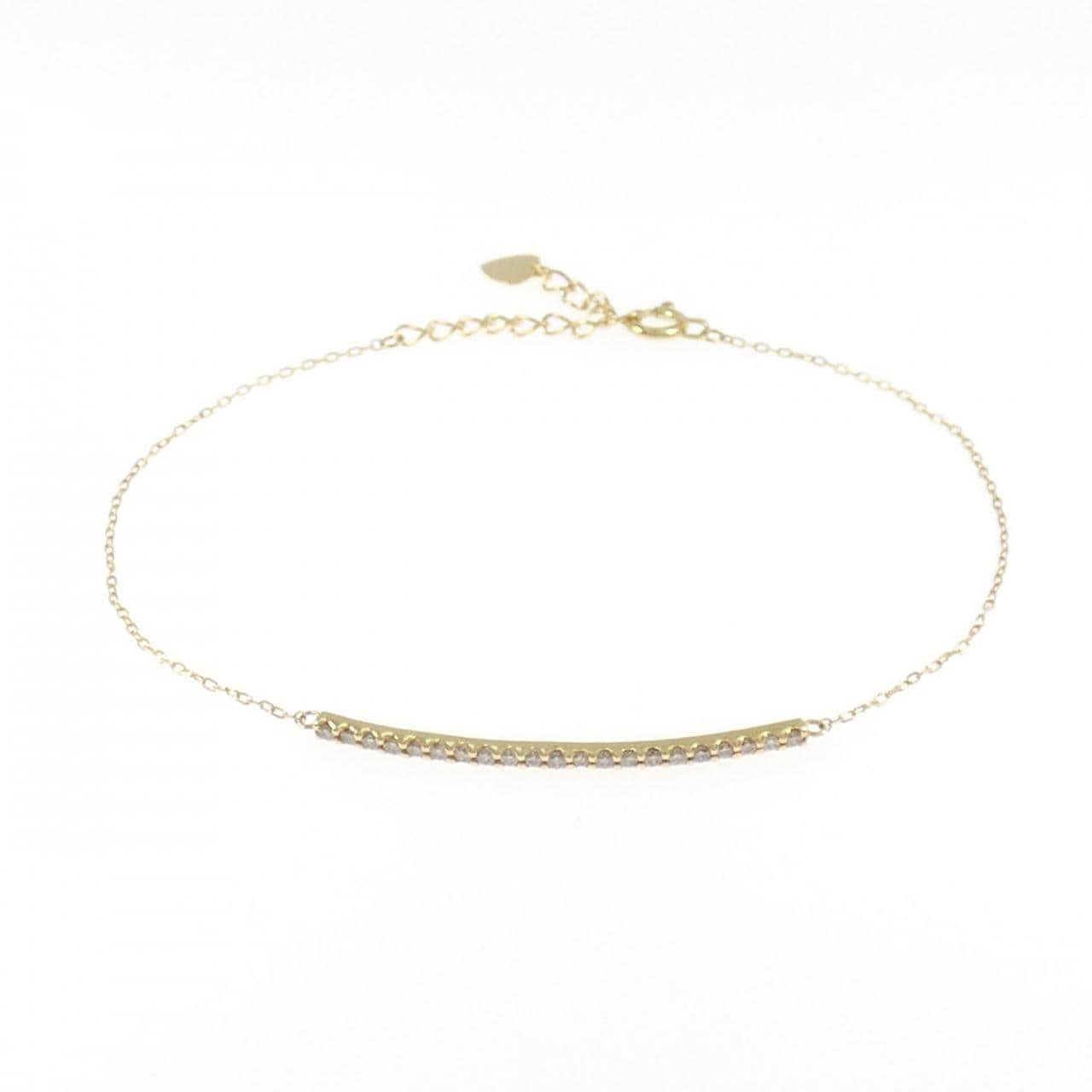 K18YG ダイヤモンド ブレスレット 0.20CT