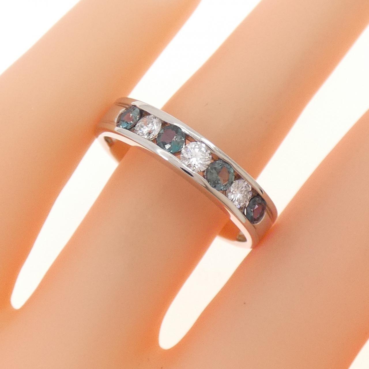 PT900 アレキサンドライト リング 0.46CT
