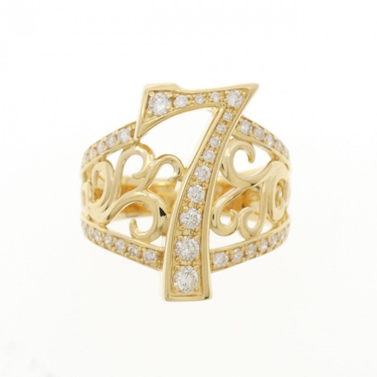 ユキザキ ナンバーリング 7 リング 0.85CT