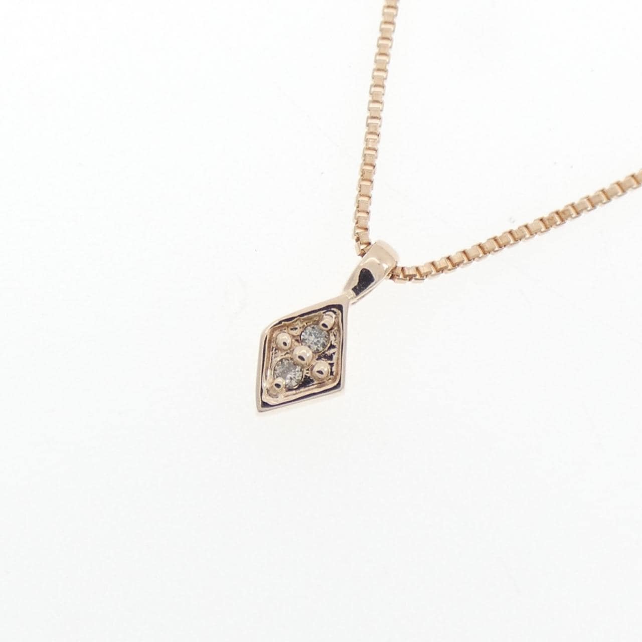 K10PG ダイヤモンド ネックレス 0.01CT