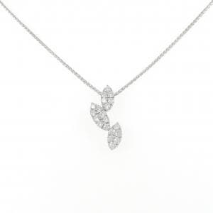 ロイヤル アッシャー ダイヤモンド ネックレス 0.50CT