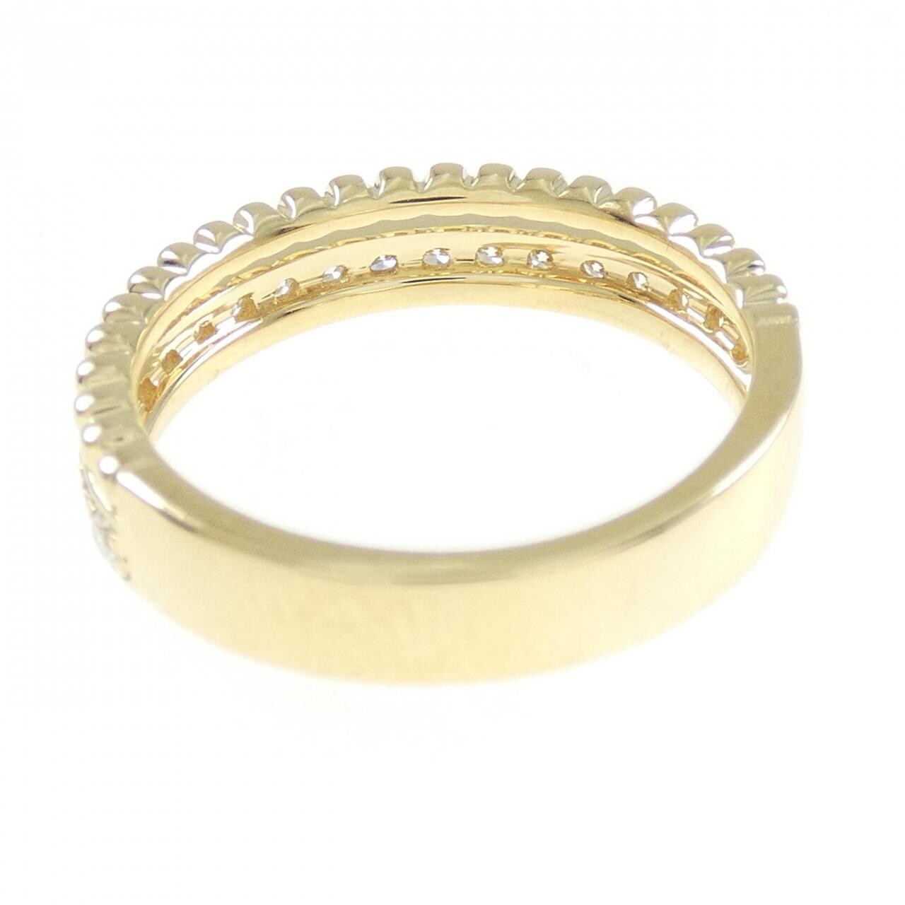 K18YG ダイヤモンド リング 0.37CT