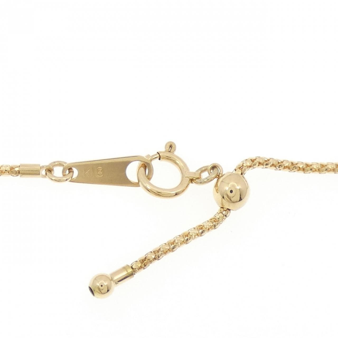 K18YG 白蝶パール ネックレス 9mm