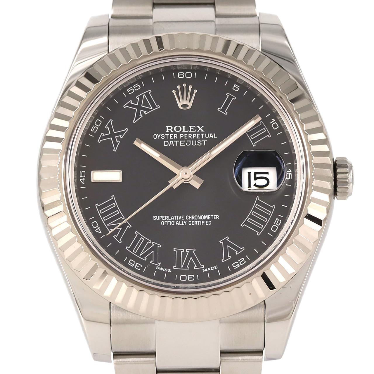 ロレックス デイトジャストⅡ 116334 SSxWG 自動巻 ランダム番