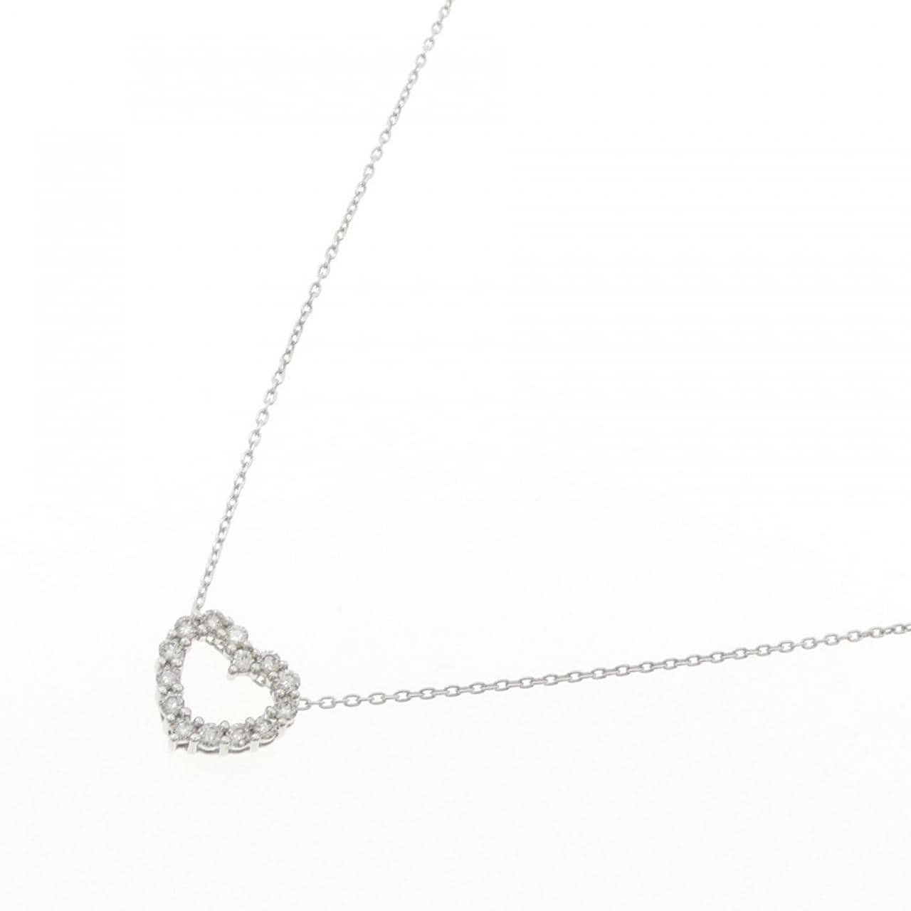 タサキ ハート ダイヤモンド ネックレス 0.18CT