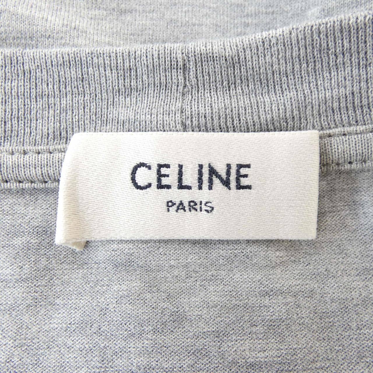 セリーヌ CELINE CELINEプリント クロップドTシャツ 2X761671Q Tシャツ