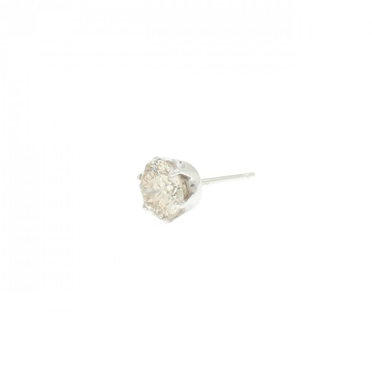 PT900 ダイヤモンド ピアス 0.61CT 片耳