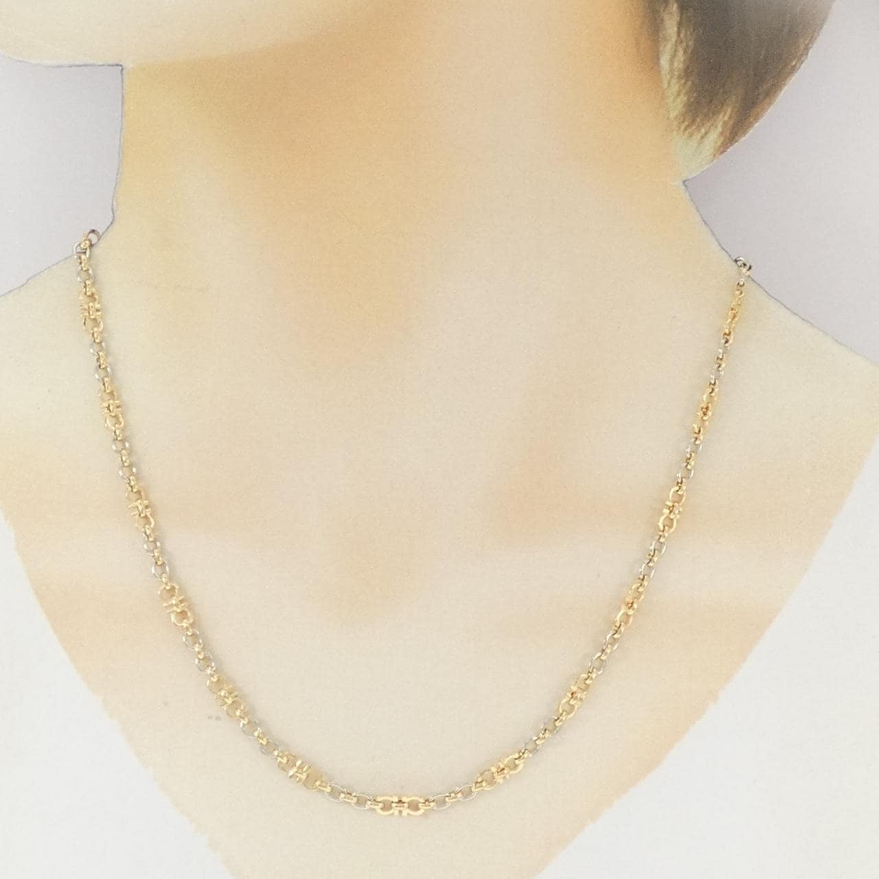カルティエ 750YG/750WG ネックレス