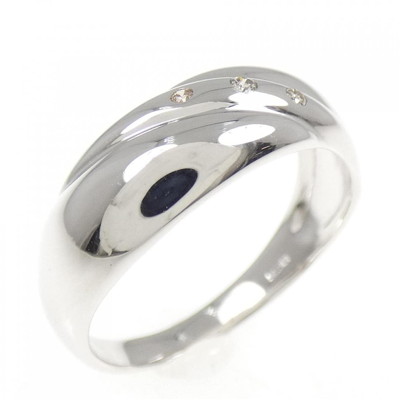 K10WG ダイヤモンド リング 0.03CT