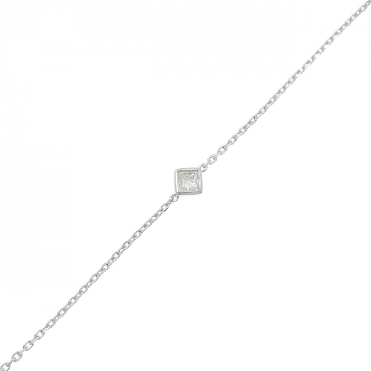 K18WG ダイヤモンド ブレスレット 0.10CT