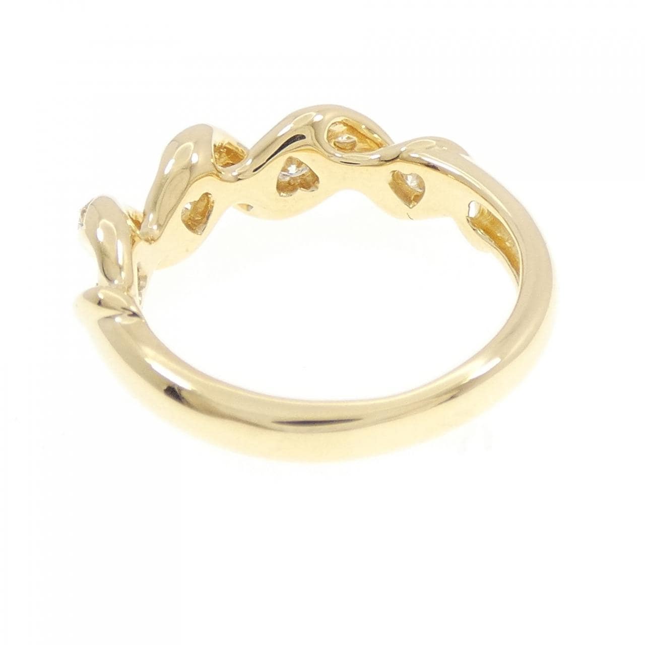 K18YG ダイヤモンド リング 0.37CT