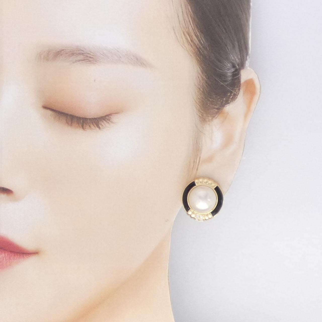 タサキ カラーストーン イヤリング