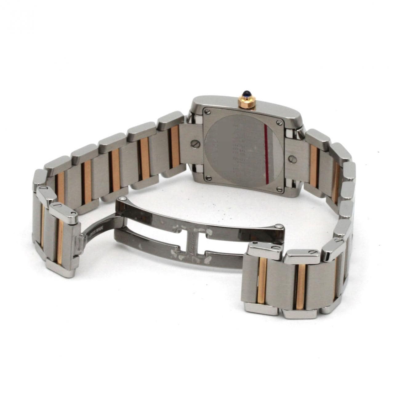 カルティエ タンクフランセーズSM PGコンビ･2009X'mas LIMITED W5010001 SSxPG クォーツ