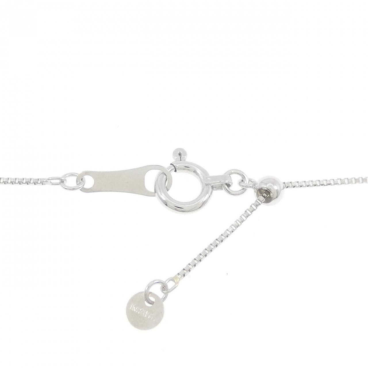 K18WG ダイヤモンド ネックレス 0.25CT